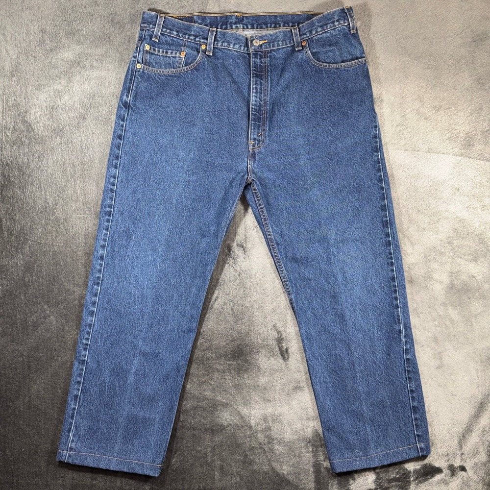 Vintage Levis 505-0217 Jeans Mens 42x30 Red Tab Straight Leg USA 80s 90s Blue